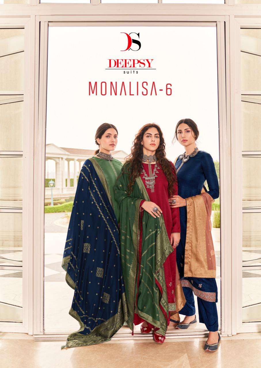 DEEPSY SUIT MONALISA 6 CATCHY LOOK SALWAR SUIT WITH EMBROIDERY WORK