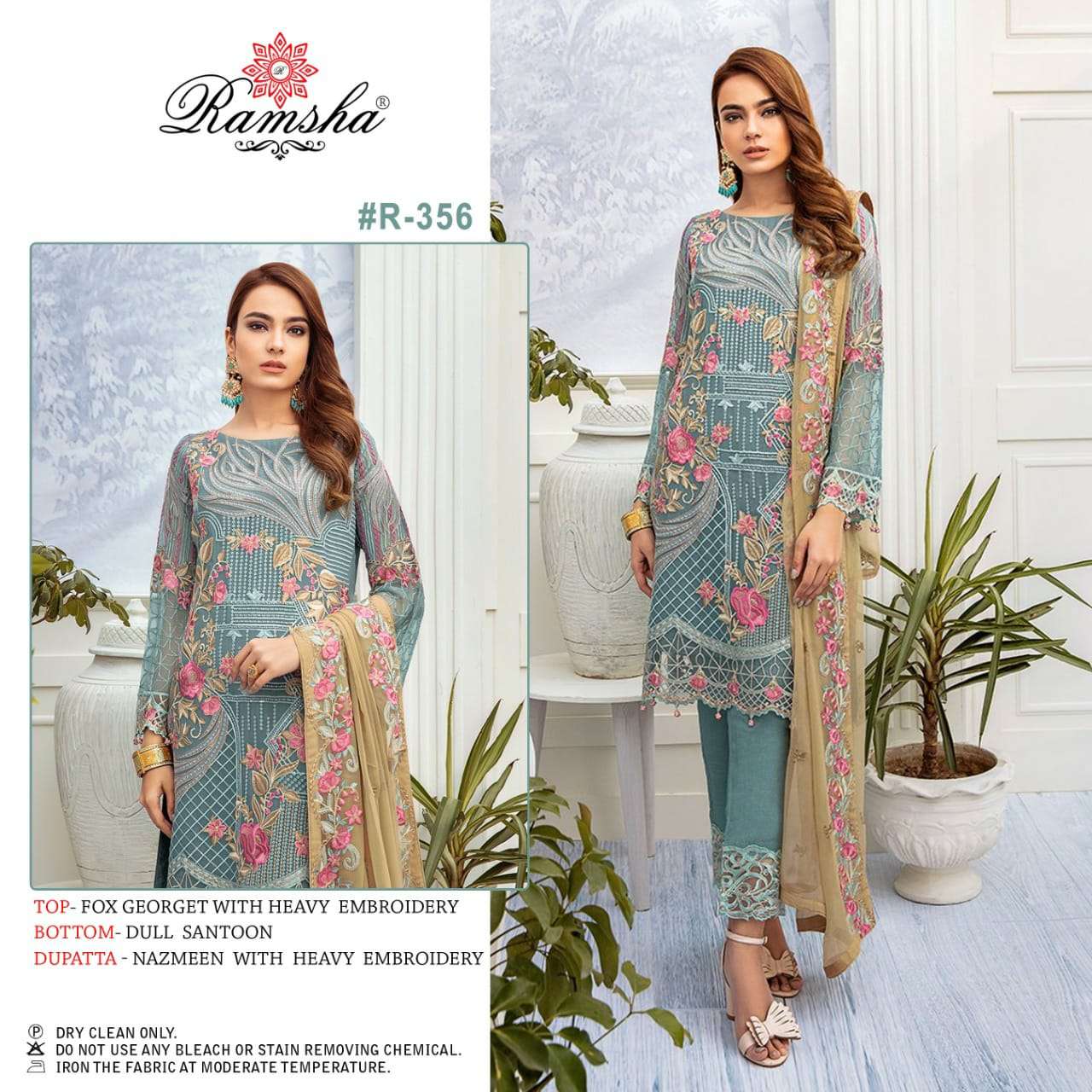 RAMSHA SINGLE READY TO DISPATCH HEAVY EMBROIEDERED SALWAR SUIT CATLOGUE
