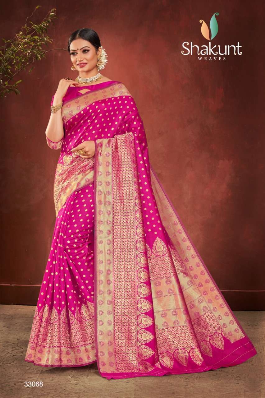 shakunt weaves swarnrekha vol 2 attractive silk saree catalogue 