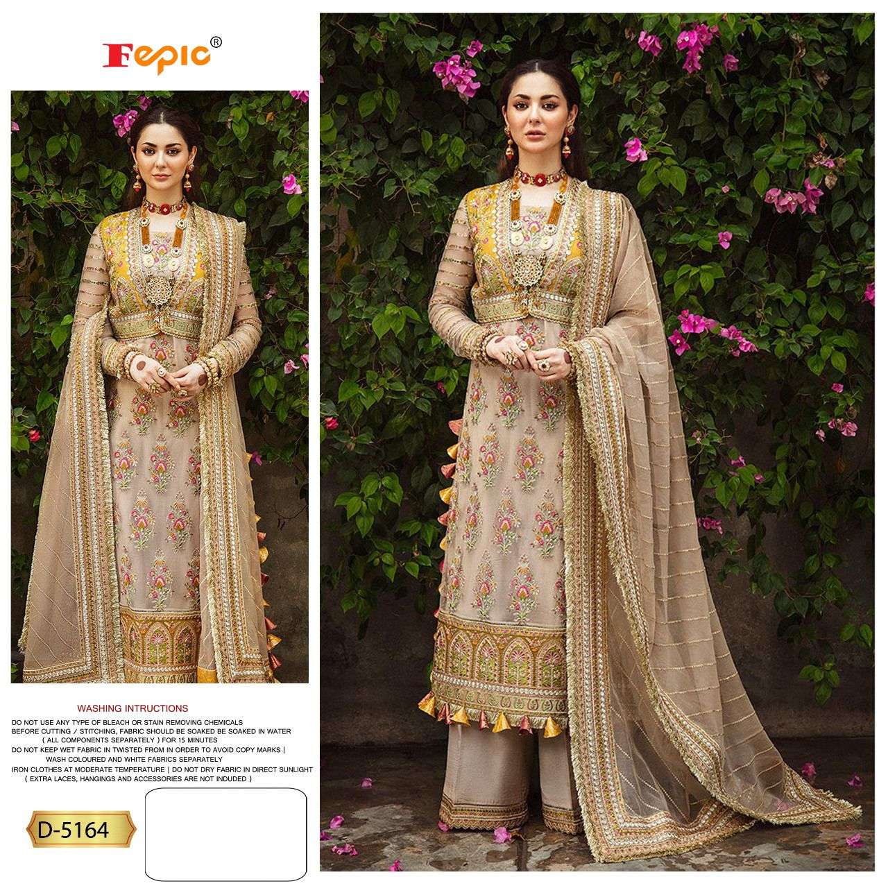 FEPIC ROSEMEEN D 5164 NET CATCHY LOOK SALWAR SUIT AND PARTY WEAR SALWER SUITSINGLEE