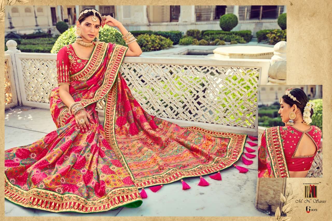 mn raj gharana 2 new bridal collection patan patola saree with heavy border work double blouse 2022 05 10 15 32 18