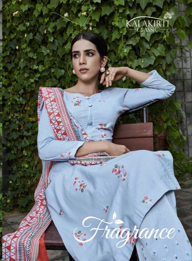 Kalakirti Fragrance Cotton Designer Prints Salwar Suit Catalogue