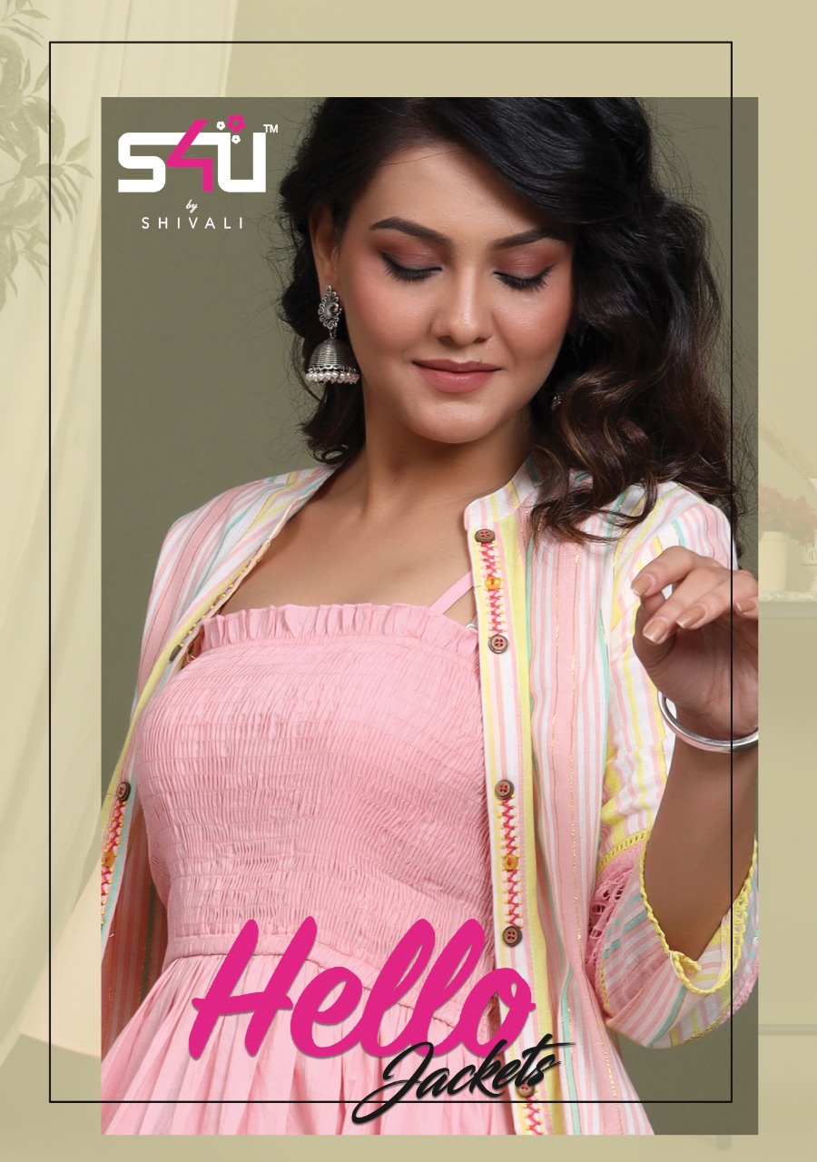 S4u By Shivali Hello Jackets Vol 5 Attractive Style Kurti Catalogue