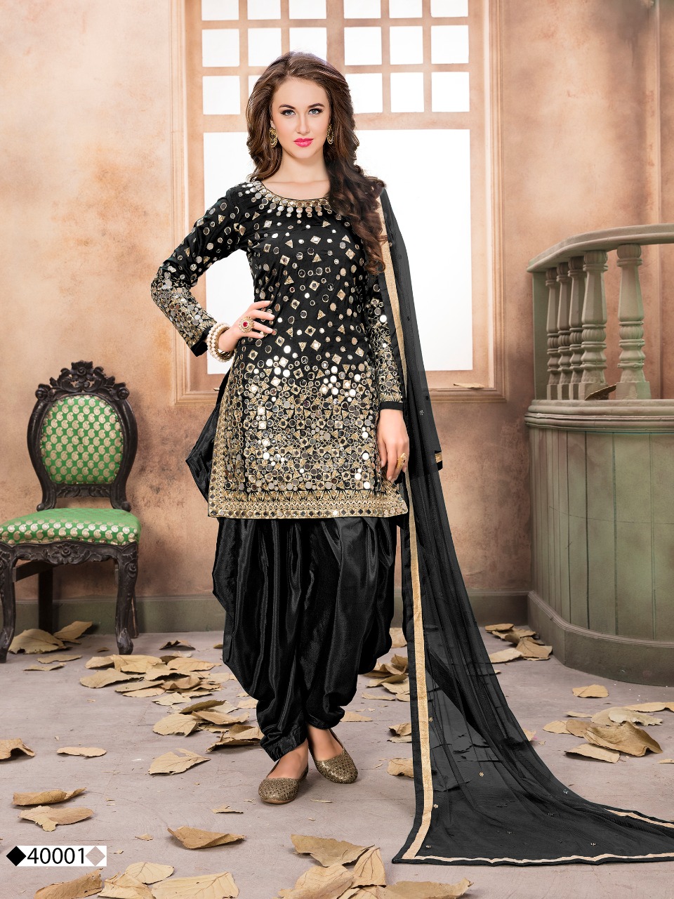Dani Aanaya 40000 Series Silk Traditional Look Salwar Suit Catalogue