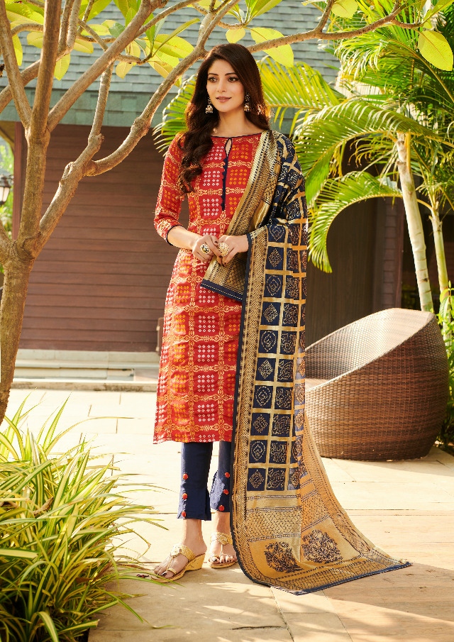 Prince Textiles Banaras Vol 1 Jecard Decant Look Salwar Suit Catalogue