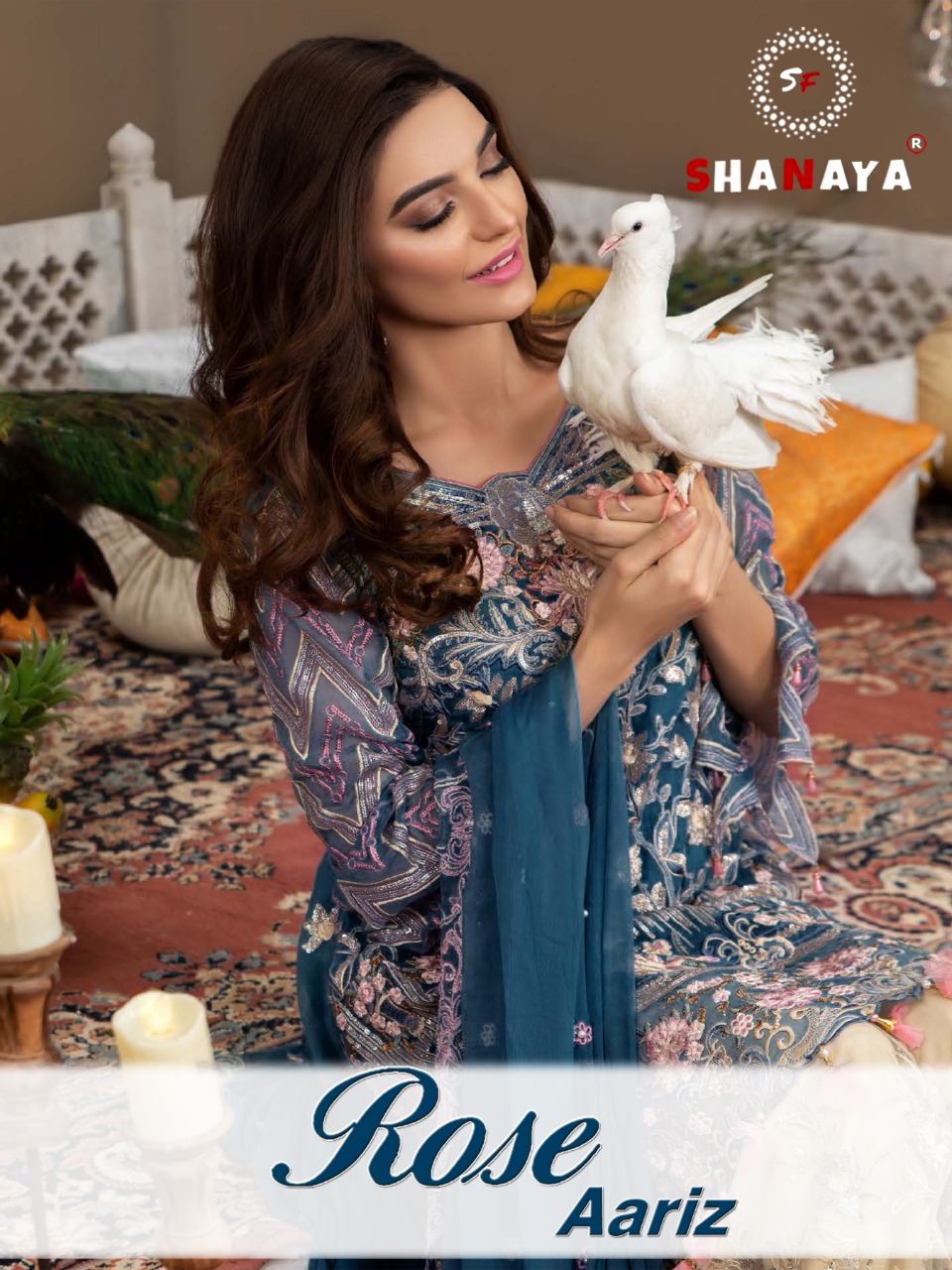 Shanaya Fashion Rose Aariz Georgget Beautiful Look Salwar Suit Catalog