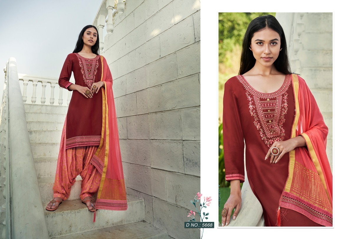 Kessi Fabrics Pvt. Ltd Shangar By Patiala House Vol 18 Jam Silk Likeble ...