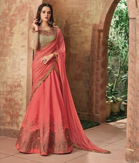 bridal lehenga and designer crop top exclusive collection at wholesale rate  mahotsav adora | Ethnic Export | Mode, Gaun fashion, Pengantin india